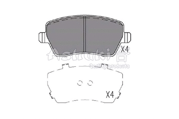 Brake Pad Set, disc brake (N009-73)