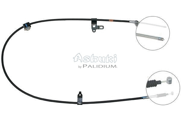 Cable Pull, parking brake (ASH3-1685)