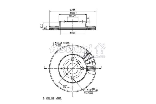 Brake Disc (T601-08)