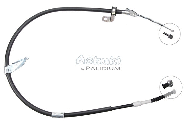 Cable Pull, parking brake (ASH3-1695)