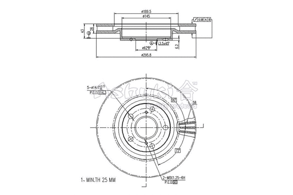 Brake Disc (T603-37)