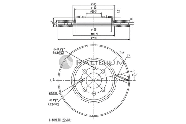 Brake Disc (P330-026)