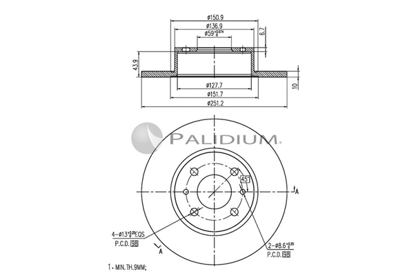 Brake Disc (P331-047)
