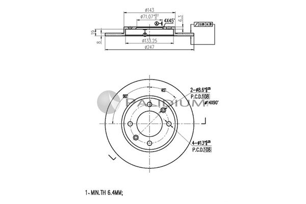 Brake Disc (P331-010)