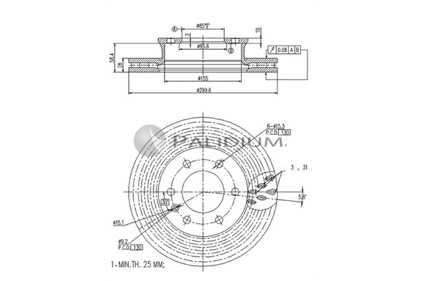 Brake Disc (P330-017)
