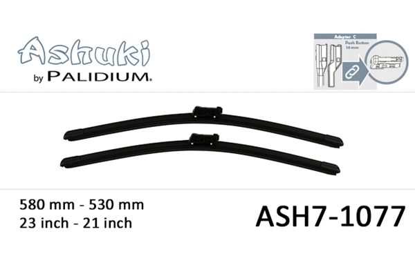 Wiper Blade (ASH7-1077)