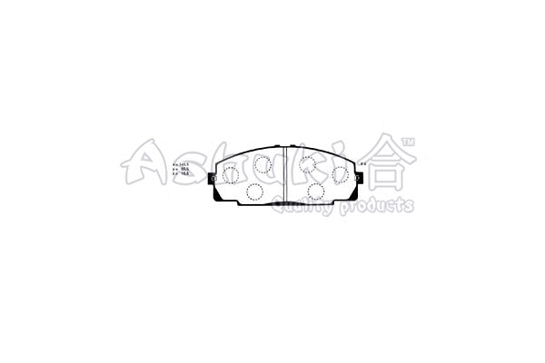 Brake Pad Set, disc brake (T112-65)