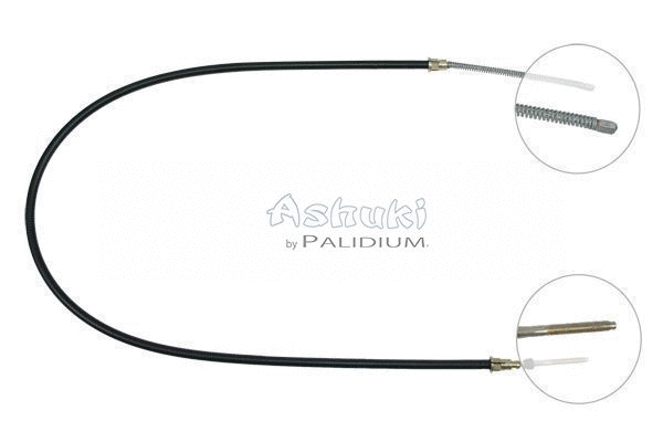 Cable Pull, parking brake (ASH3-1586)