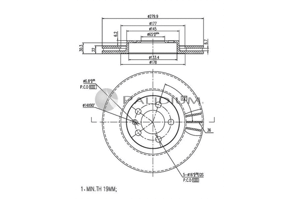 Brake Disc (P330-042)