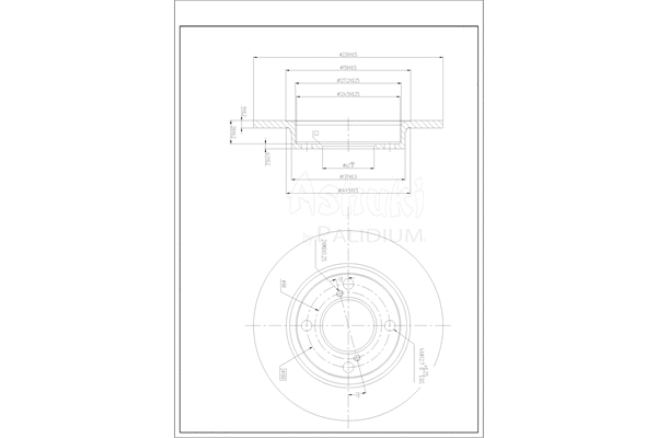 Brake Disc (K016-70)