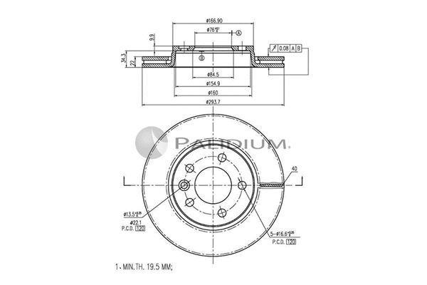 Brake Disc (P331-004)