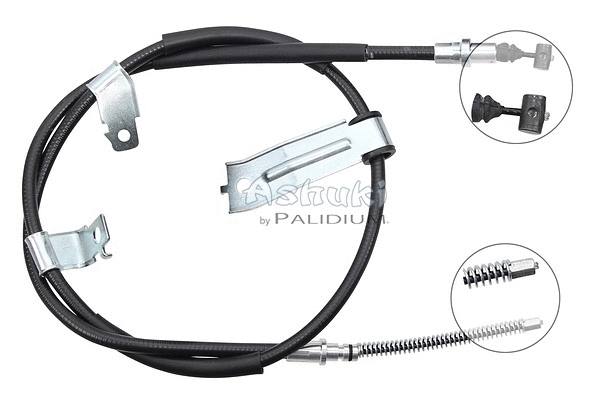 Cable Pull, parking brake (ASH3-1633)