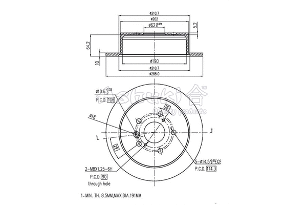 Brake Disc (T603-32)
