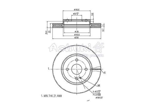 Brake Disc (M606-39)