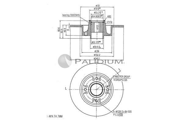 Brake Disc (P331-042)