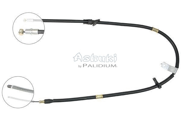 Cable Pull, parking brake (ASH3-1649)