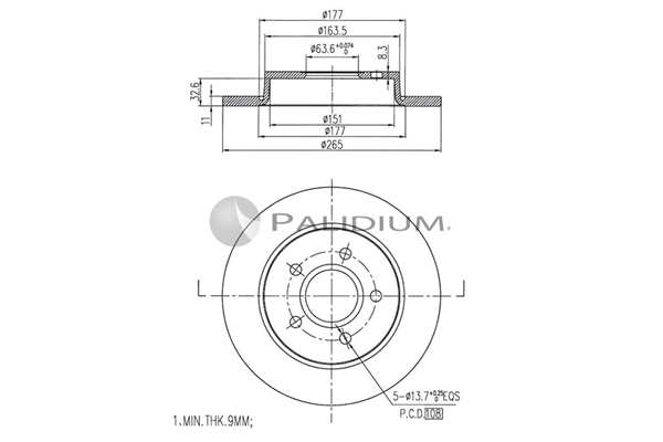 Brake Disc (P331-033)