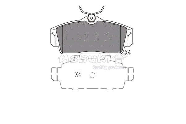 Brake Pad Set, disc brake (N009-32)