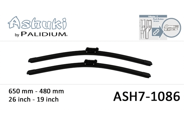 Wiper Blade (ASH7-1086)