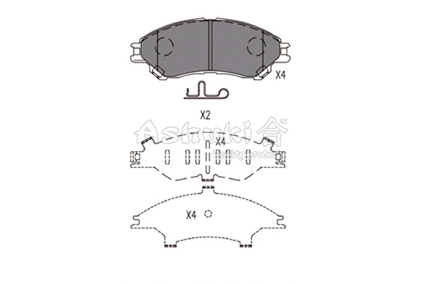 Brake Pad Set, disc brake (K012-45)