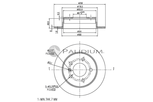 Brake Disc (P331-035)