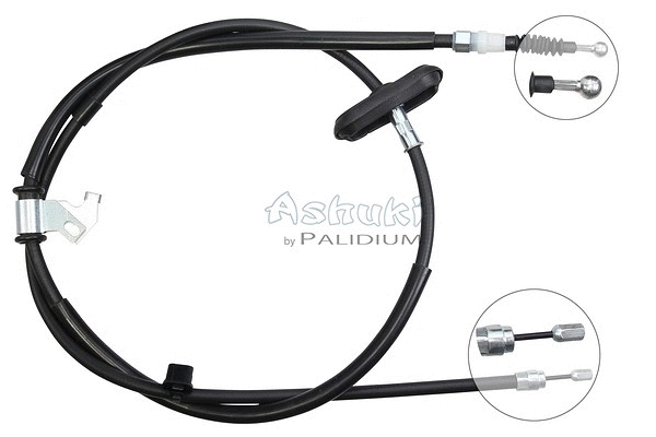 Cable Pull, parking brake (ASH3-1076)