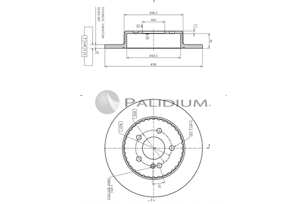 Brake Disc (P331-118)