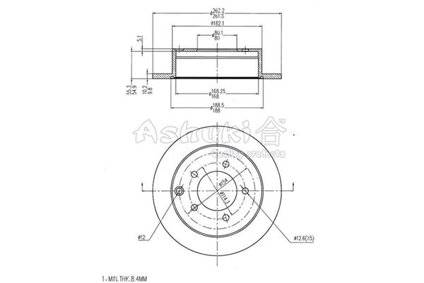 Brake Disc (C653-17)