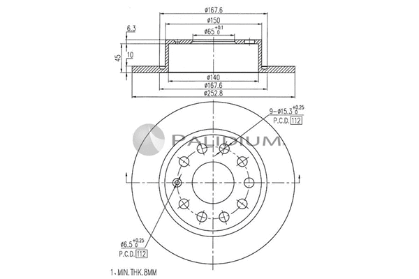 Brake Disc (P331-001)