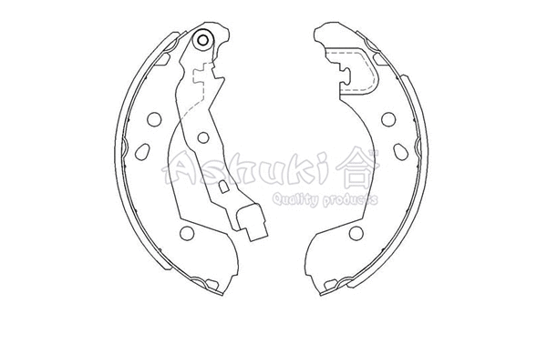 Brake Shoe Set (1050-5501)