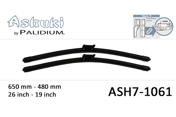 Wiper Blade (ASH7-1061)