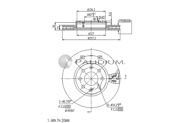 Brake Disc (P330-043)