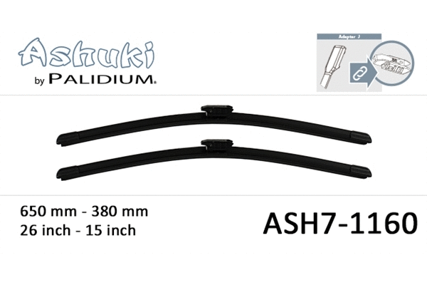 Wiper Blade (ASH7-1160)
