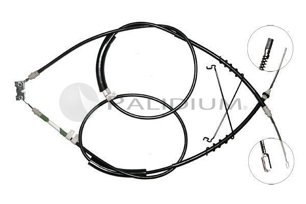 Cable Pull, parking brake (PAL3-1524)