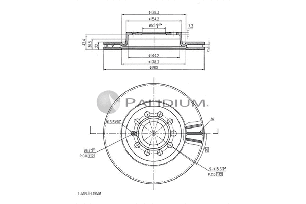 Brake Disc (P330-041)