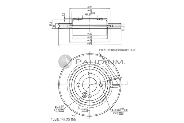 Brake Disc (P330-050)