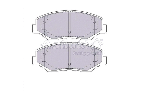 Brake Pad Set, disc brake (1080-1604)