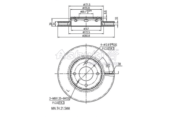 Brake Disc (0990-3505)