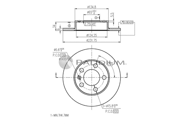 Brake Disc (P331-003)