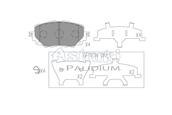 Brake Pad Set, disc brake (M075-49)