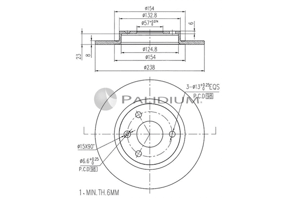 Brake Disc (P330-061)