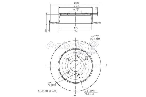 Brake Disc (0993-5502)