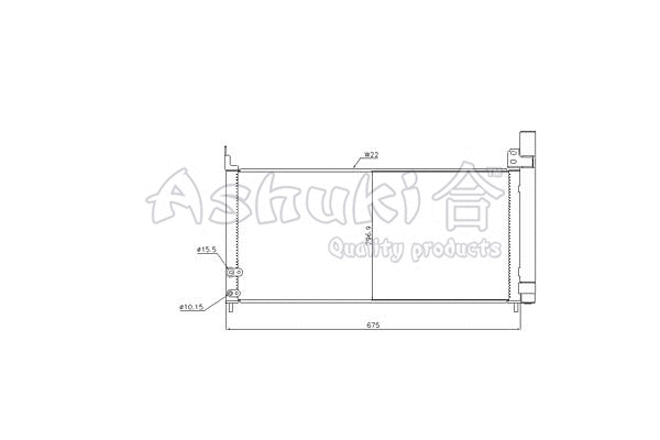 Condenser, air conditioning (T556-34)