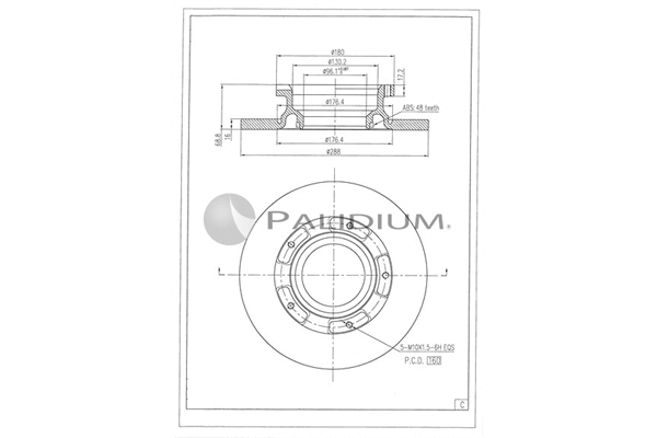 Brake Disc (P331-130)
