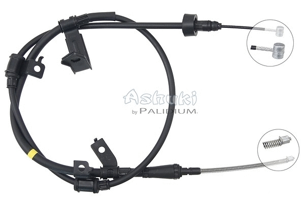 Cable Pull, parking brake (ASH3-1494)