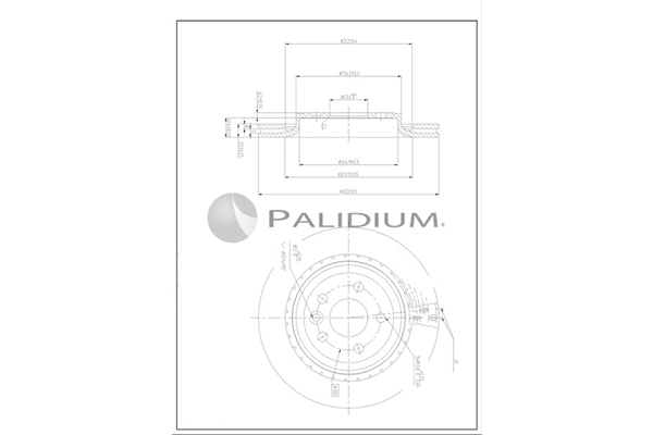 Brake Disc (P331-136)