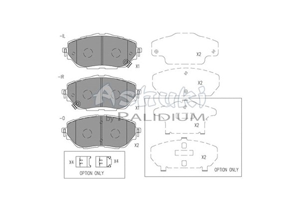 Brake Pad Set, disc brake (T114-72)