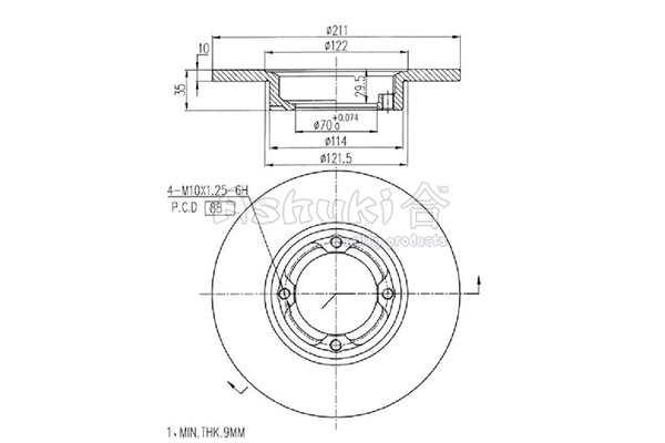 Brake Disc (D097-01)