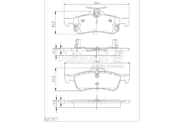 Brake Pad Set, disc brake (T114-35)