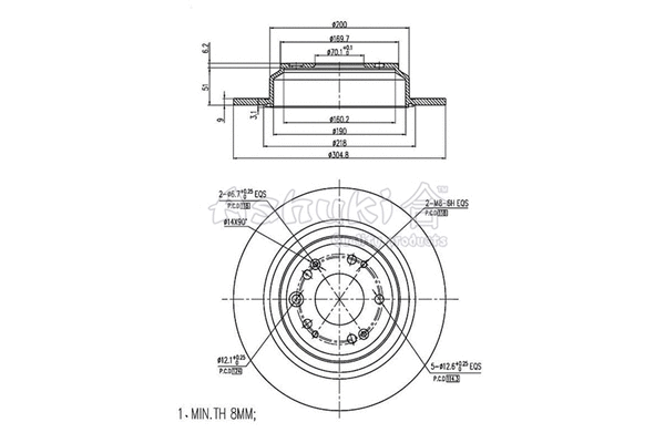 Brake Disc (H039-52)